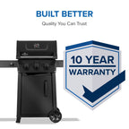 Freestyle™ 365 3-Burner Propane Gas Grill, Matte Black