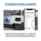 Prestige® 665 Connected, Propane Grill with Infrared Side and Rear Burner, Stainless Steel