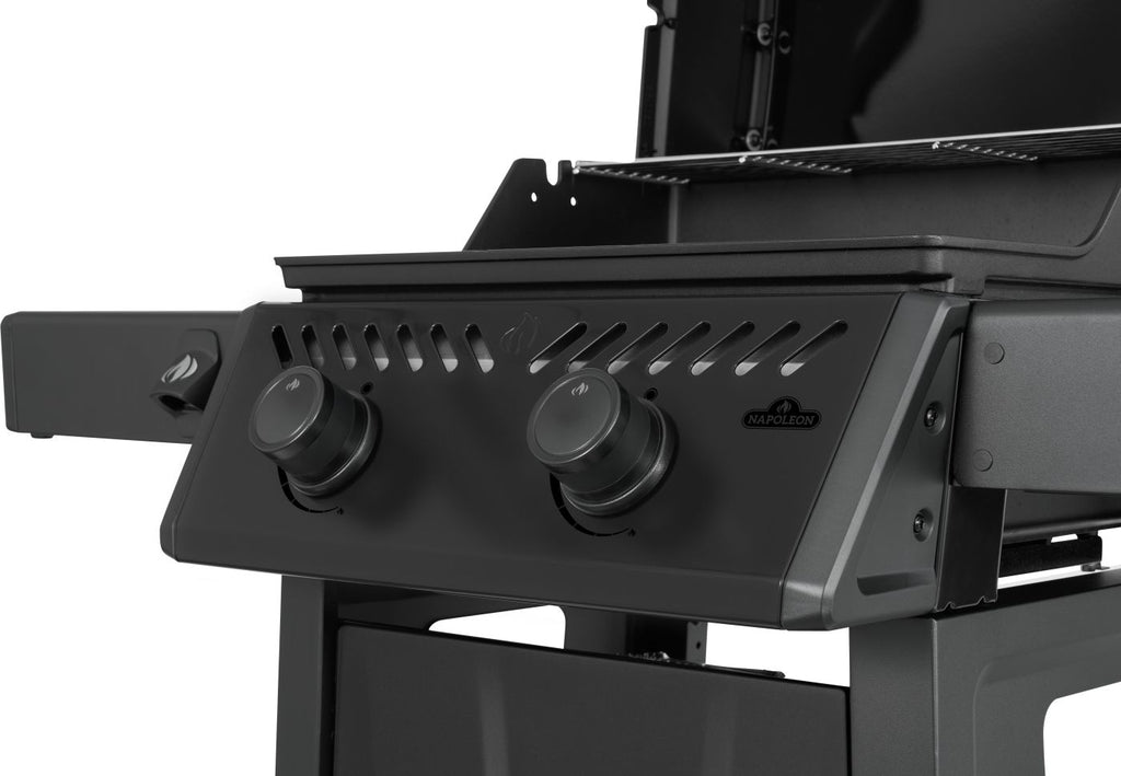 REBEL 2-BURNER MATTE BLACK NAT