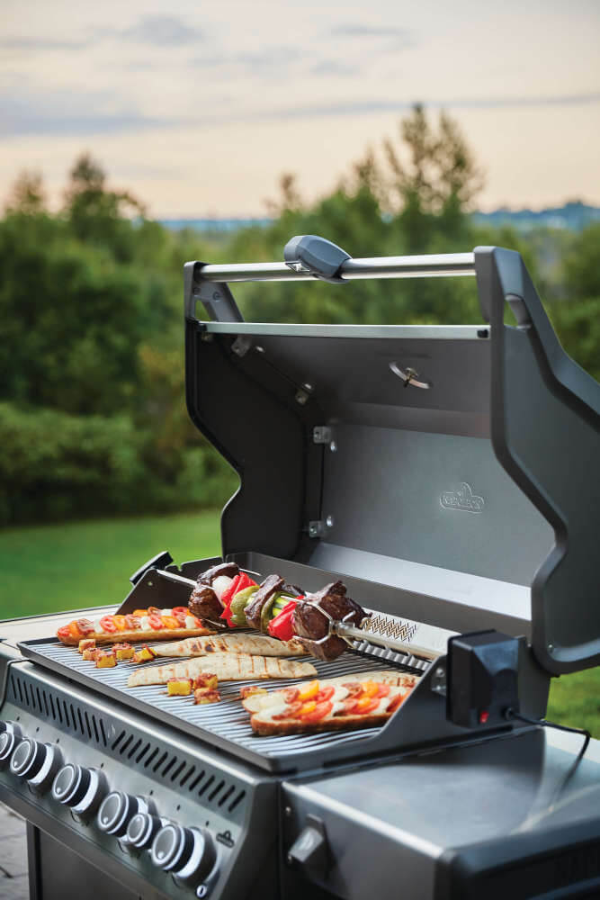 Rogue® SE 625 Propane Gas Grill with Infrared Rear and Side Burners, Stainless Steel