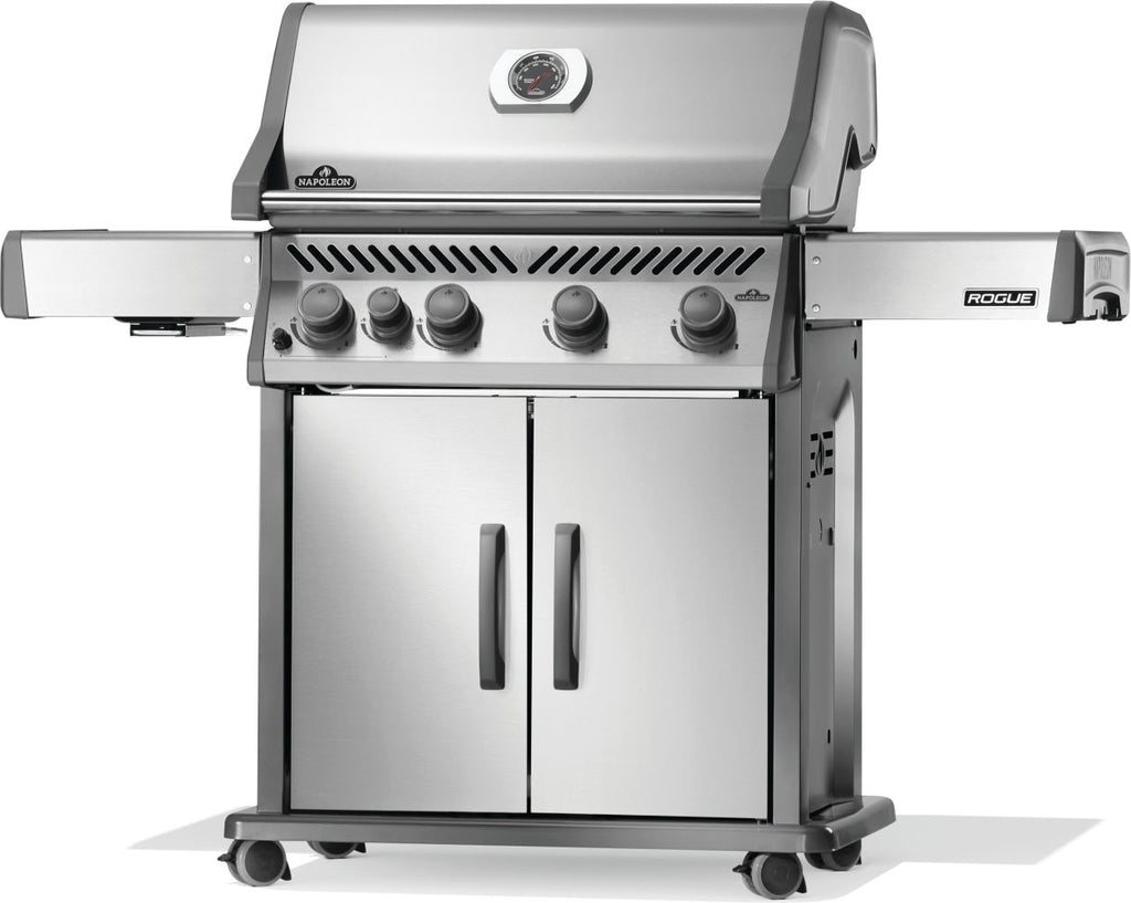 Rogue® 525 Natural Gas Grill with Range Side Burner, Stainless Steel