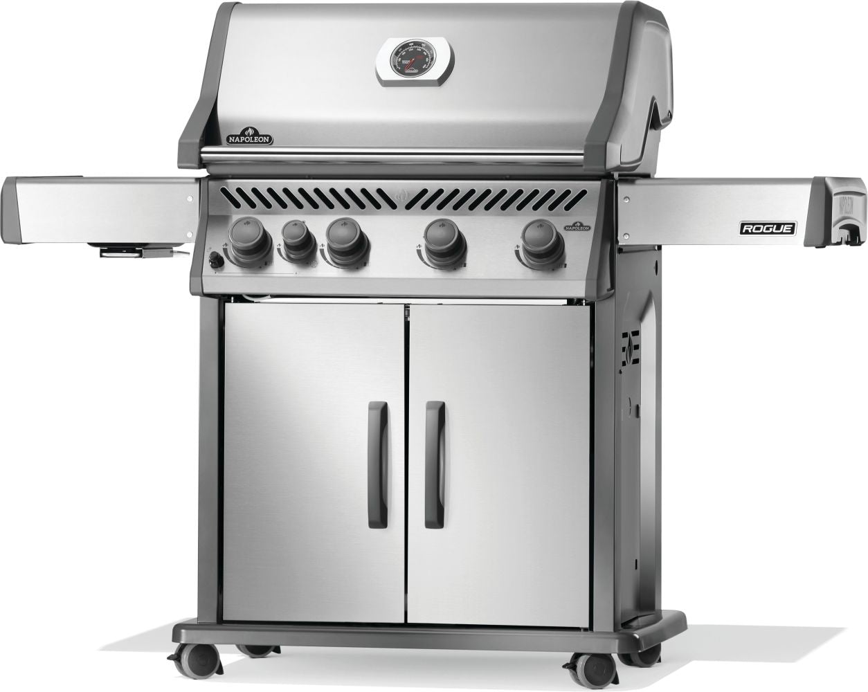 Rogue® 525 Natural Gas Grill with Range Side Burner, Stainless Steel