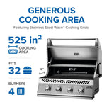 Built-in 500 Series 32 Propane, Stainless Steel