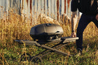 PHANTOM TravelQ® PRO 285 Portable Gas Grill with Scissor Cart, Matte/Matt Black