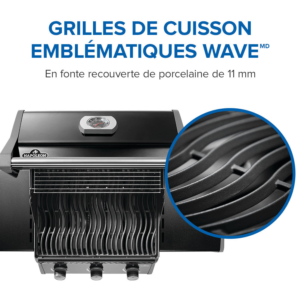 Rogue® 425 Natural Gas Grill, Black