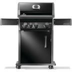 Rogue® 425 Natural Gas Grill with Range Side Burner, Black
