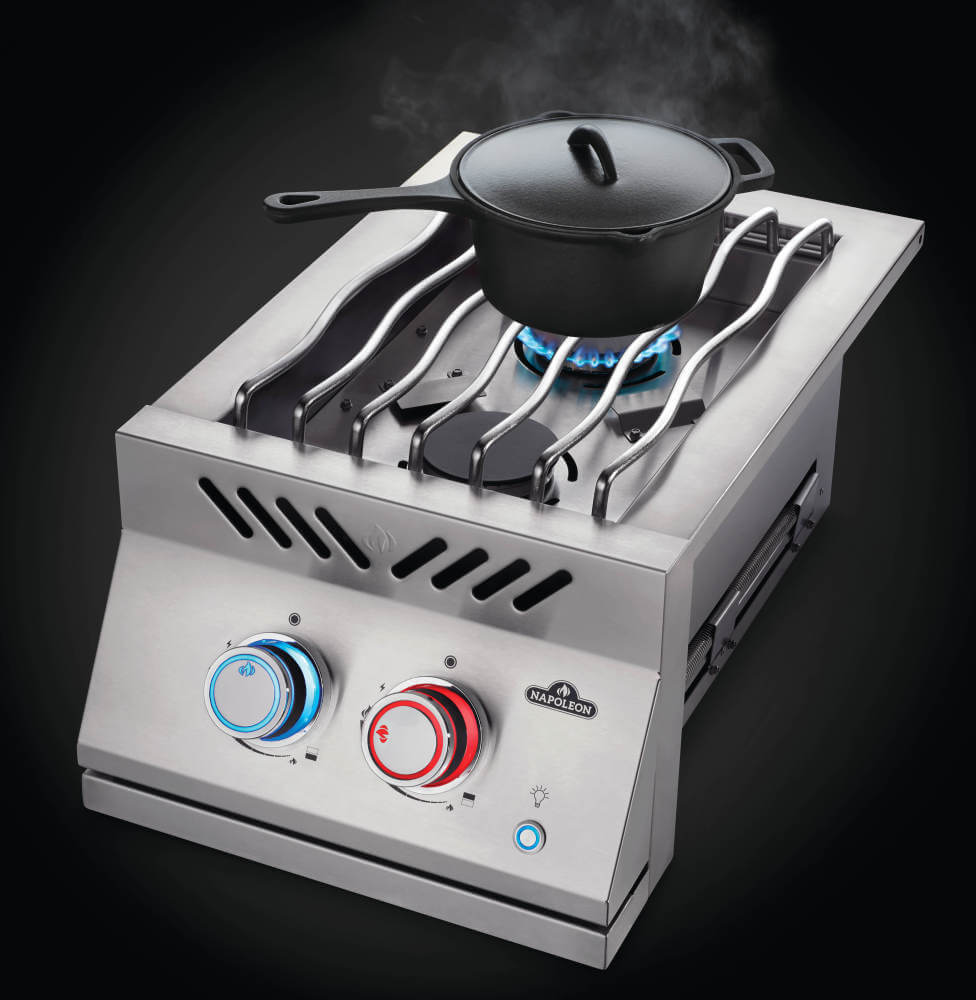 Built-in 700 Series 12" Inline Dual Range Burner Propane, Stainless Steel