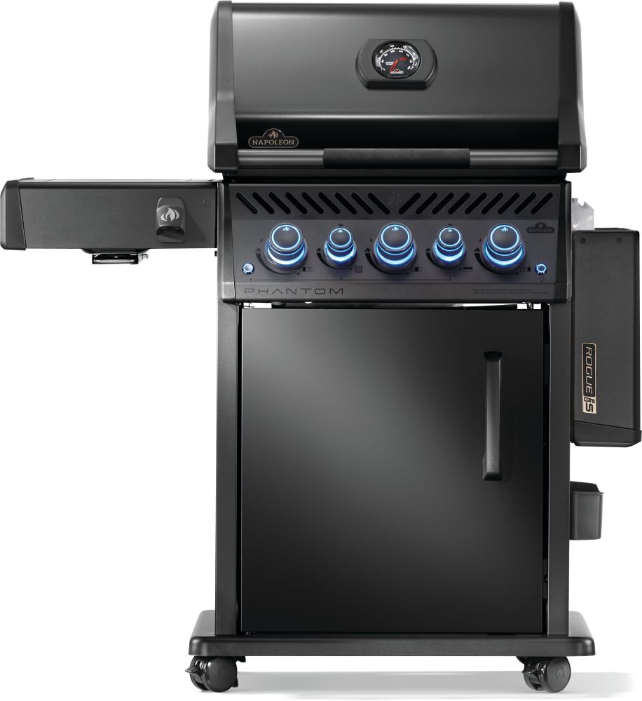 Phantom Rogue® PRO-S 425 Natural Gas Grill with Infrared Side and Rear Burners, Matte Black