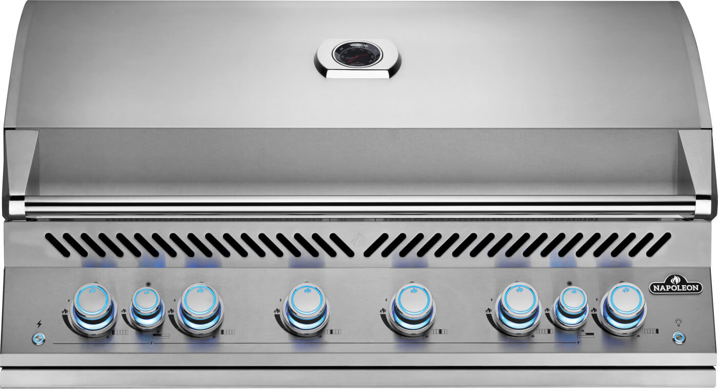 Built-In 700 Series 44" with Dual Infrared Rear Burners, Natural Gas, Stainless Steel