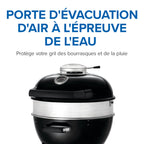 PRO22 Charcoal Kettle Grill, Black