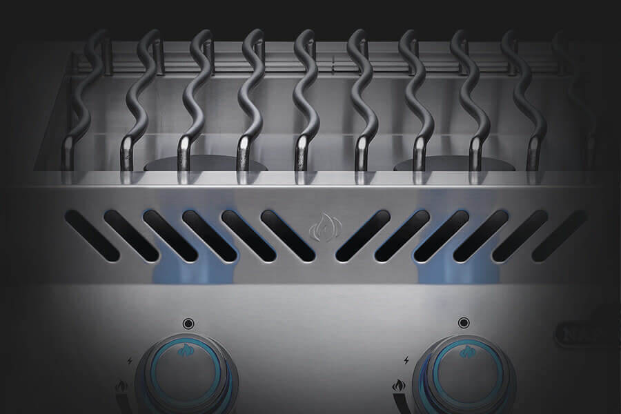 Built-In 700 Series 18" Dual Range Top Burner Propane, Stainless Steel