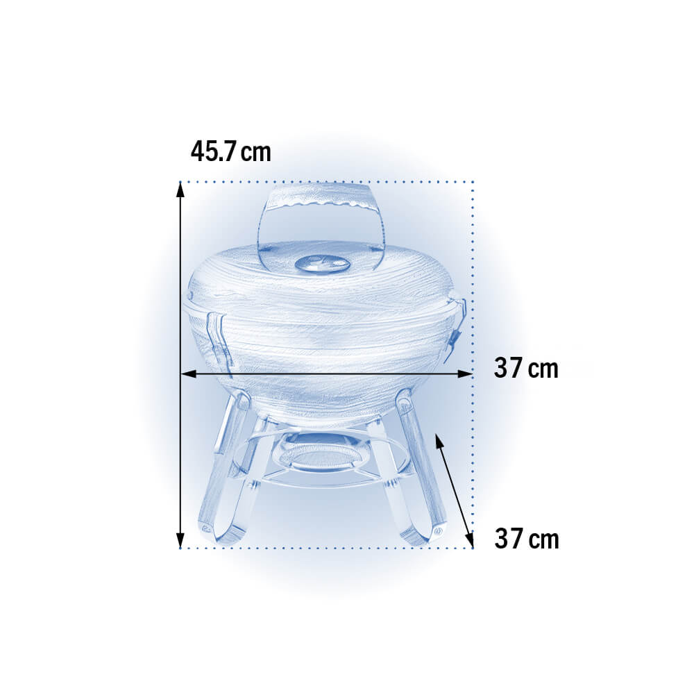 Legend® 14 Charcoal Kettle Grill, Black