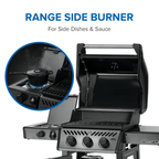 Freestyle™ 365 Propane Gas Grill with Range Side Burner, Graphite Grey
