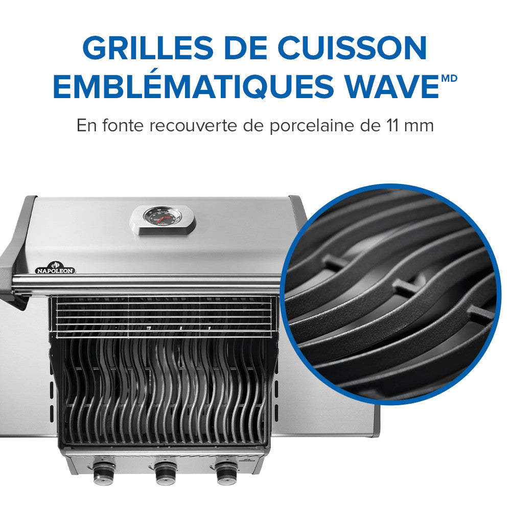 Rogue® 425 Propane Gas Grill, Stainless Steel